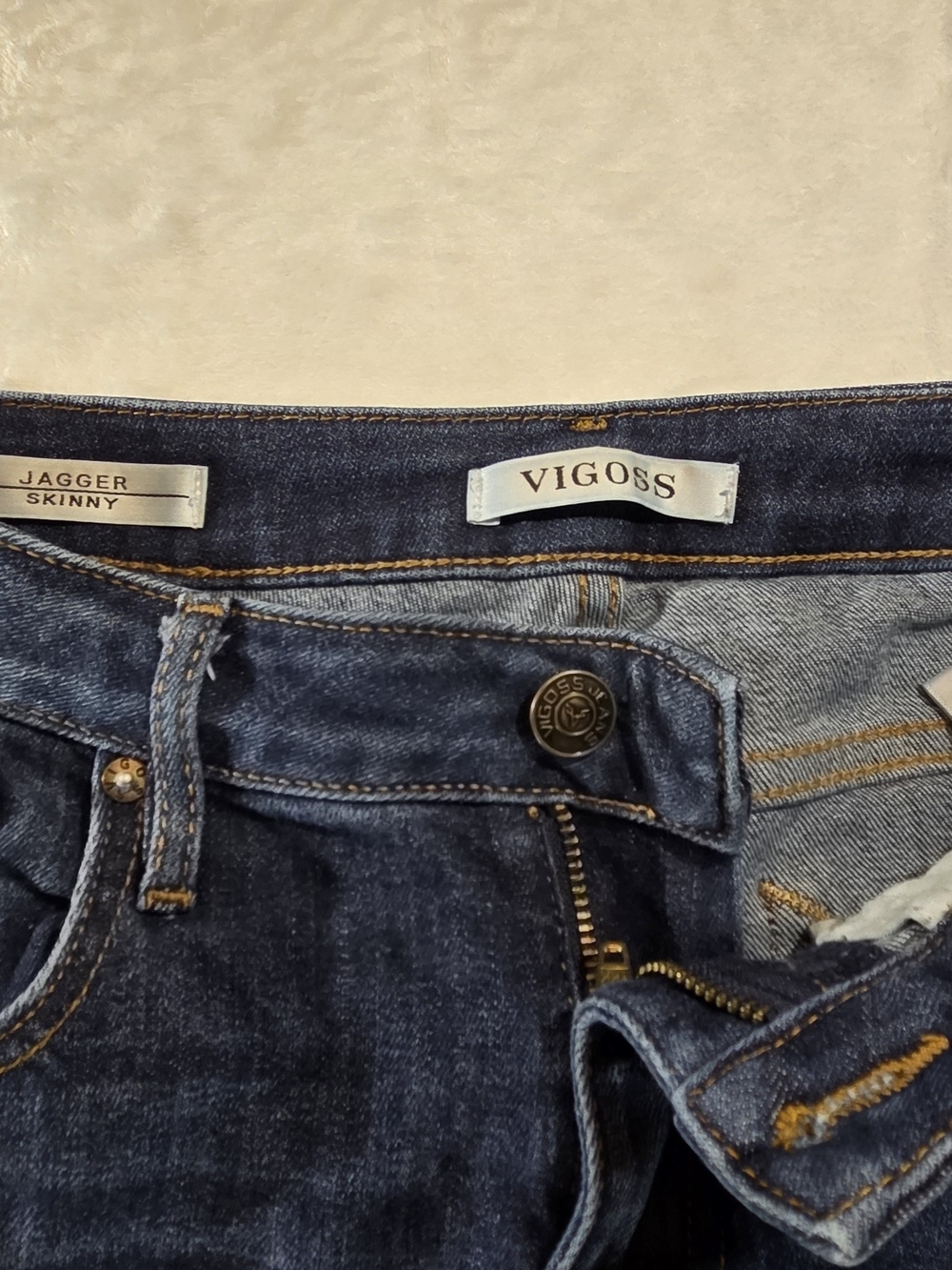 Vigoss Jagger Skinny Women's Dark Blue Jeans